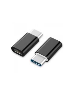 Adaptateur CableXpert USB 2.0 Type-C (CM / AF) noir A-USB2-CMmF-01