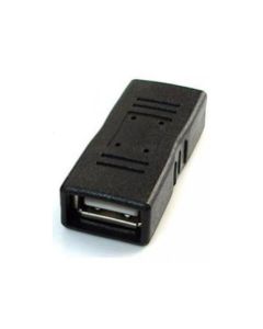 CableXpert Coupleur USB 2.0 noir A-USB2-AMFF