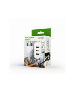 EnerGenie Chargeur de bureau USB universel, 3.1 A - EG-U3C3A-01-MX