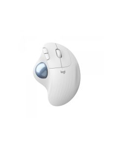 Logitech ERGO M575 Souris à boule sans fil gris blanc - 910-005870