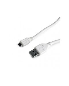 CableXpert Câble Micro-USB 1 m couleur blanc CCP-mUSB2-AMBM-W-1M