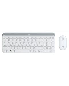 Logitech MK470 - Standard - RF sans fil - QWERTZ - Blanc - Souris incluse 920-009189