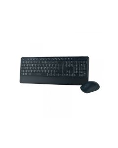 LogiLink Sans fil - RF sans fil - QWERTZ - Noir - Souris ID0161