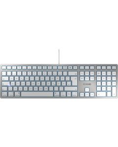 Cherry KC 6000 SLIM FOR MAC - Standard - USB - QWERTZ - Argent JK-1610DE-1