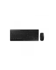 Cherry Stream Desktop - Standard - RF sans fil - QWERTY - Noir - Souris incluse JD-8500GB-2