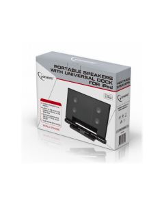 Gembird Haut-parleurs portables avec station d?accueil universelle pour iPhone et iPod - SPK320i