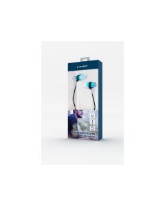 Gembird Ecouteurs intra auriculaires filaires avec microphone Bleu MHS-EP-2