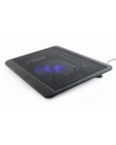 Gembird Support de refroidissement pour PC portable, noir - NBS-1F15-04
