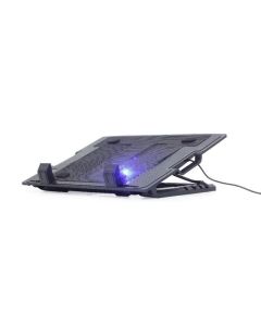 Gembird Support portable PC avec système de refroidissement et ajustable, 17 - NBS-1F17T-01