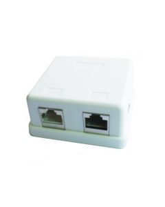 CableXpert Prise de connexion LAN 2 ports sur plâtre NCAC-HS-SMB2