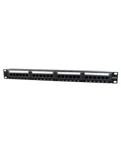 CableXpert Cat.5E 24 ports panneau de brassage gestion des câbles arrière NPP-C524CM-001