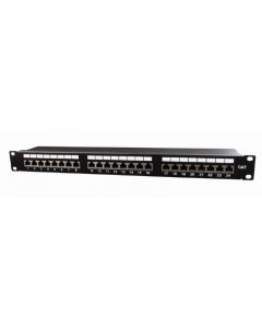 Panneau de brassage blindé CableXpert Cat.6 24 ports 19 1U NPP-C624-002