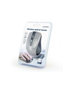 Gembird Souris optique sans fil, noir/gris d?espace - MUSW-4B-04-BG
