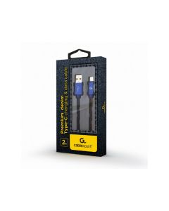 CableXpert Câble USB Type-C 2 m CC-USB2J-AMCM-2M-BL