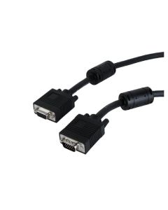 CableXpert VGA-Ext HD15M / HD15F à double blindage avec 2 * ferrite 3m CC-PPVGAX-10-B