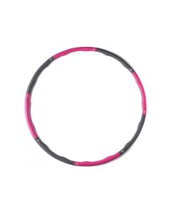 Hula Hoop en mousse 95cm (Rose-Gris) 8 pièces
