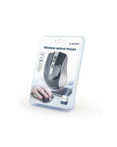 Gembird Souris optique sans fil, gris spatial/noir - MUSW-4B-04-GB