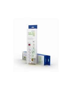 EnerGenie PCW-MS Boîtier électrique blanc, avec fonction USB Master-Slave PCW-MS2G