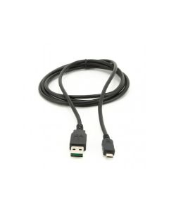 CableXpert Câble USB 2.0 AM vers Micro-USB double face 0,3 m CC-mUSB2D-1M
