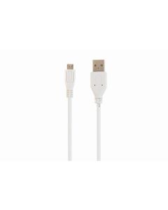 Câble Micro-USB CableXpert 1,8 m blanc CCP-mUSB2-AMBM-6-W