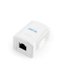 Boîtier en saillie CAT5E blindé CableXpert avec 1 connexion NCAC-1F5E-01
