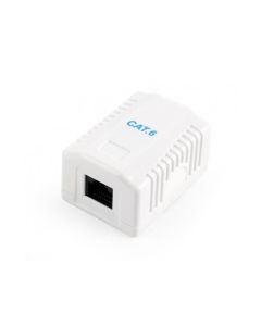Boîtier en saillie CAT6 blindé CableXpert avec 1 connexion NCAC-1U6-01