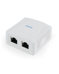 Boîtier en saillie CAT6 blindé CableXpert avec 1 connexion NCAC-2F6-01