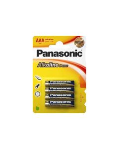 Panasonic Pack de 4 piles Alcaline Power LR03 Micro AAA