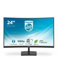 Philips Écran LCD incurvé Full HD 241E1SC - 60 cm (24) - 1920 x 1080