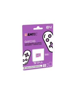 Emtec memory card microSDXC 64GB UHS-I U3 V30 Gaming Purple