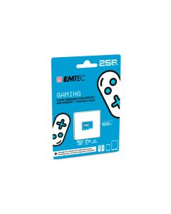 Emtec memory card microSDXC 256GB UHS-I U3 V30 Gaming Blue