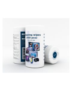 Gembird Lingettes nettoyantes alcoolisées (100 pièces), microfibres