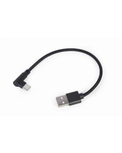 CableXpert Angled USB Type-C charging & data cable 0.2 m - CC-USB2-AMCML-0.2M