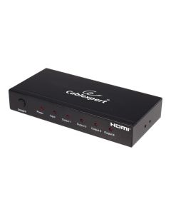 CableXpert HDMI - 4x HDMI - Noir - Acier - 225 MHz - DSP-4PH4-02