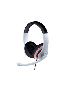Gembird Casque audio avec micro - Blanc - MHS-03-WTRDBK