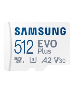 Samsung MicroSDXC 512GB EVO Plus CL10 UHS-I U3 +Adapter MB-MC512KA/EU