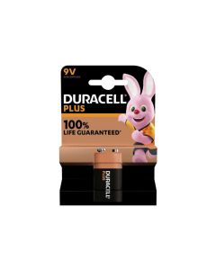 Battery Duracell Alkaline Plus Extra Life MN1604/6LR61 E-Block 9V (1-Pack)