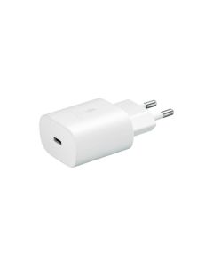 Samsung AC Chargeur Super rapide 25W USB-C Blanc EP-TA800NWEGEU