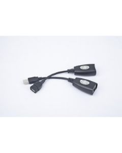 CableXpert Rallonge USB max 30m - USB - RJ-45 - 0,17 m - noir UAE-30M
