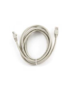 CableXpert PP6U-3M networking cable Cat6 U/UTP UTP Grey - Cable - CAT 6 PP6U-3M