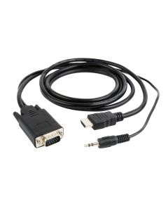 CableXpert 3 m - VGA - HDMI + 3.5mm - Mâle - Mâle - 1920 x 1080 pixels A-HDMI-VGA-03-10