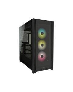 CORSAIR Midi iCUE5000X RGB (Tempered Glass) Black CC-9011212-WW