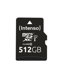 Intenso memory card microSDXC UHS-I Premium 512 GB + adapter CL 10