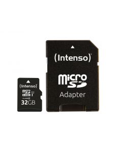 Intenso memory card microSDHC 32GB + adapter CL 10 (3424480)