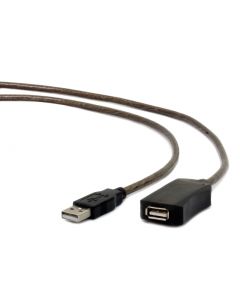 CableXpert- 5 m - USB A - USB 2.0 - Mâle/Femelle - Noir UAE-01-5M