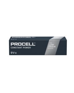 Battery Duracell PROCELL Constant E-Block, 6LR61, 9V (10-Pack)