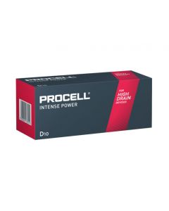 Duracell Paquet de 10 piles PROCELL Intense Mono, D, LR20, 1.5V