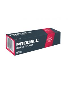 Battery Duracell PROCELL Intense E-Block, 6LR61, 9V (10-Pack)