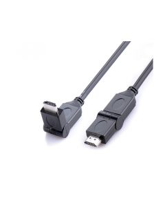 Reekin Câble HDMI 1m FULL HD 270° (High Speed Ethernet) 1x angle droit