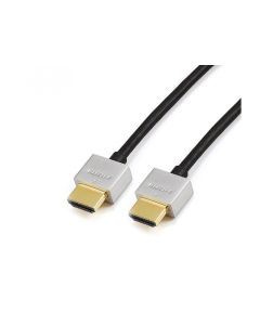 Reekin HDMI Câble - 1,0 Mètre - FULL HD Ultra Slim (Hi-Speed w. Ether.)